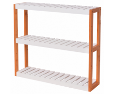 vidaXL Étagère de salle bain Bambou 60 x 15 54 cm