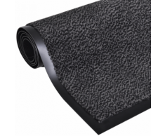 vidaXL Tapis rectangulaire antidérapant 180 x 120 cm Anthracite
