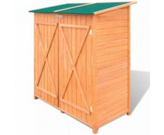 vidaXL Abri de Jardin/ Grand Coffre Rangement en Bois Jardin