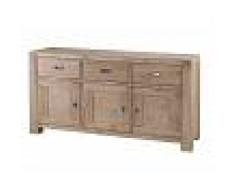 Grenier Alpin Enfilade Acacia 3 Portes 3 Tiroirs - Grenier Alpin