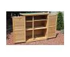 ARMOIRE BASSE DE JARDIN EN BOIS - CABI