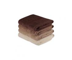 Serviettes et gants de toilette Mjoll RAINBOW X4 homme 70x140 cm