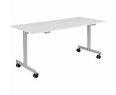 Table de réunion abattante 1 200 x 700 x 740 mm Gris