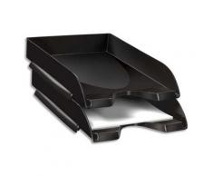Corbeille à courrier graphite CepPro GreenSpirit - 100% recyclable - Lot de 10
