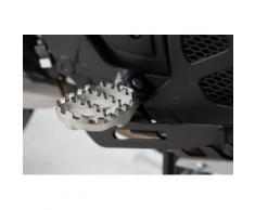 SW-Motech Kit de repose-pieds ION - Honda NC, Crossrun, Crosstour, Suzuki SV/DL650., noir-argent
