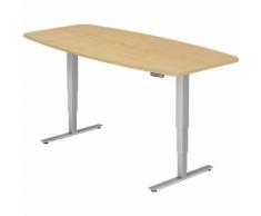 Table de conférence, l x p 2200 x 1030 mm réglage électrique de la hauteur de 620 à 1270 mm