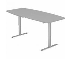 Table de conférence, l x p 2200 x 1030 mm réglage électrique de la hauteur de 720 à 1190 mm