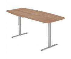 Table de conférence, l x p 2200 x 1030 mm réglage électrique de la hauteur de 720 à 1190 mm