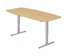 Table de conférence, l x p 2200 x 1030 mm réglage électrique de la hauteur de 720 à 1190 mm