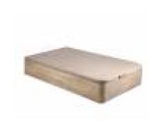 DREAMEA PLAY Sommier coffre HESTIA de DREAMEA PLAY - Coloris chêne - 90 x 190 cm
