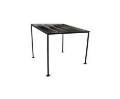 HABRITA - Carport METAL mural adossable