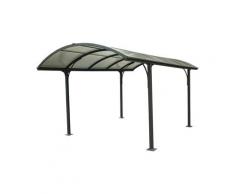 HABRITA - Carport ALUMINIUM toit demi-rond