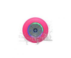 Enceinte bluetooth-bts-08 sans fil bluetooth haut-parleur étanche led fm radio caisson de basses bluetooth colonne tf ventouse mini douche haut-parle