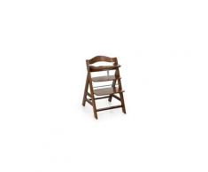 Hauck chaise haute en bois pour bébé évolutive alpha + / walnut