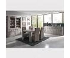 Kasalinea Salle a manger complete contemporaine couleur bois garance