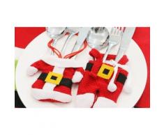 Porte-couvert Père Noël : 2 Packs de 3 pantalons et 3 manteaux