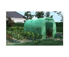 Serre de jardin maraîchère renforcée avec étagères : 9 m²