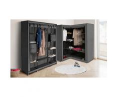 Penderie de rangement XXL : Armoire rangement optimal d'angle / Gris