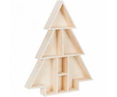 Petite étagère "sapin", 40,5 x 6,5 x 50 cm