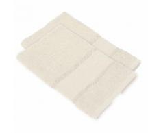 buttinette Serviettes invité à broder en tissu éponge, écru, 2 pièces