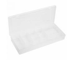 Boîte de rangement en plastique, 38,5 x 16 x 5 cm