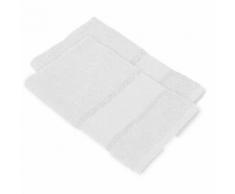 buttinette Serviettes invité à broder en tissu éponge, gris clair, 2 pièces