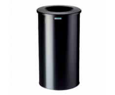 ROSSIGNOL Corbeille à papier anti-feu NEO 50L noire - ROSSIGNOL - 52222 + 52233
