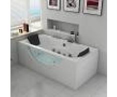 Distribain Baignoire balneo rectangulaire Kilauea S 22 jets