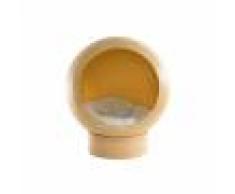 Miliboo Niche pour chat et chien en bambou laquée moutarde POPPINS
