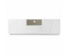 Miliboo Meuble TV design laque blanc mat ALESSIA