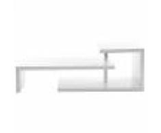 Miliboo Meuble TV design laqué blanc TURN