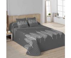 Couvre-lit matelassé imprimé feuilles