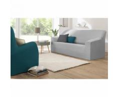 Housse unie extensible fauteuil canapé