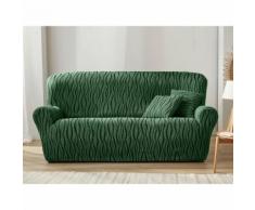 Housse extensible jacquard imprimé fauteuil canapé