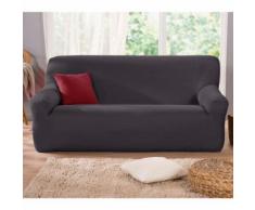 Housse unie extensible fauteuil canapé