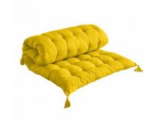 Coussin de sol finition pompons