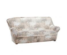 Housse canapé fauteuil accoudoirs imprimé palmiers