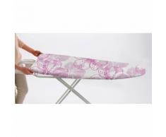 Housse repassage bi-extensible imprimée fleurs
