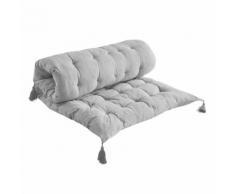 Coussin de sol finition pompons