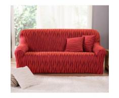 Housse extensible jacquard imprimé fauteuil canapé