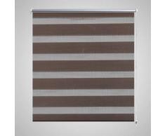 vidaXL Store enrouleur tamisant 50 x 100 cm marron