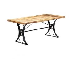 vidaXL Table de salle à manger 180x90x76 cm Bois de manguier massif