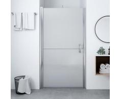 vidaXL Porte de douche Verre trempé dépoli 100x178 cm
