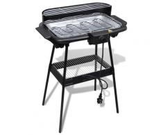 vidaXL Barbecue rectangulaire électrique de jardin