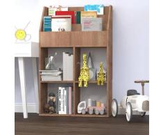 vidaXL Porte-revue pour enfants Chêne sonoma 71x30x114 cm Aggloméré