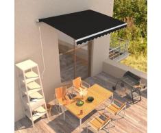 vidaXL Auvent rétractable automatique 350x250 cm Anthracite