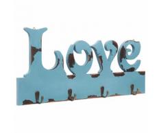 vidaXL Porte-manteau mural LOVE 50x23 cm