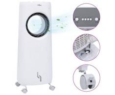 vidaXL Humidificateur refroidisseur d'air mobile 2 en 1 80 W