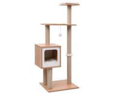 vidaXL Arbre à chat avec tapis à gratter en sisal 123 cm