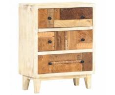 vidaXL Armoire latérale 60 x 30 x 75 cm Bois de récupération massif